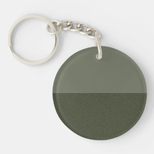 Twee-Tone Moss Acryl Sleutelhanger - 