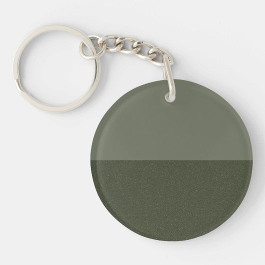 Twee-Tone Moss Acryl Sleutelhanger -  (Voorkant)