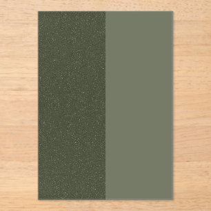 Twee-Tone Moss Green Acryl Uitnodiging – Aanpassen