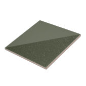 Twee-Tone Moss Groene Keramische Tegel Tegeltje (Zijkant)