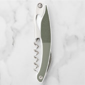 Twee-Tone Moss Groene Kurkentrekker -  (Voorkant)