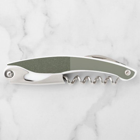 Twee-Tone Moss Groene Kurkentrekker -  (Voorkant)