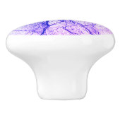 Twee Tone Paarse marmer Keramische Knop (Zijkant)