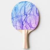 Twee Tone Paarse marmer Tafeltennisbatje (Voorkant)