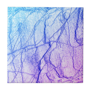 Twee Tone Paarse marmer Tegeltje
