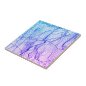 Twee Tone Paarse marmer Tegeltje (Zijkant)