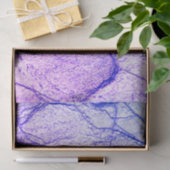 Twee Tone Paarse marmer Tissuepapier (Geschenk)