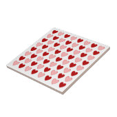 Twee Tone Red en Roze het Patroon van het Controle Tegeltje (Zijkant)