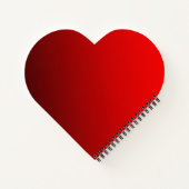 Twee Tone Red Notitieboek (Achterkant)