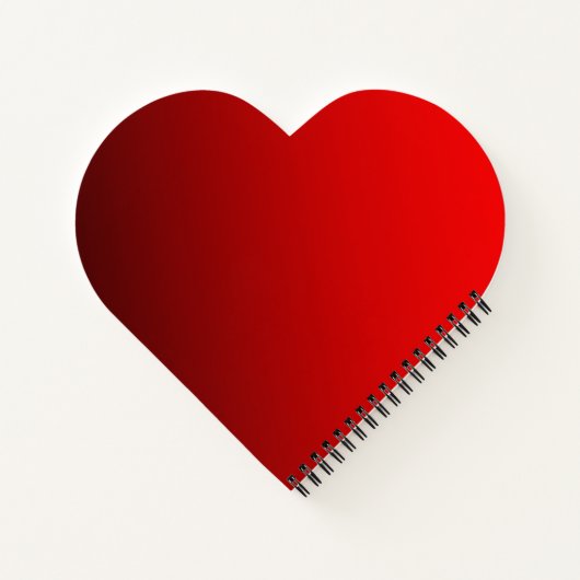 Twee Tone Red Notitieboek (Achterkant)