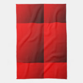 Twee Tone Red Theedoek (Verticaal)