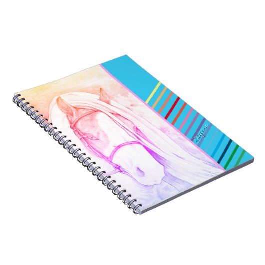 Twee Tone (regenboog) Notitieboek (Rechterzijde)