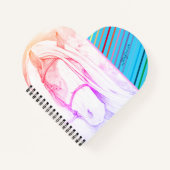 Twee Tone (regenboog) Notitieboek (Voorkant)