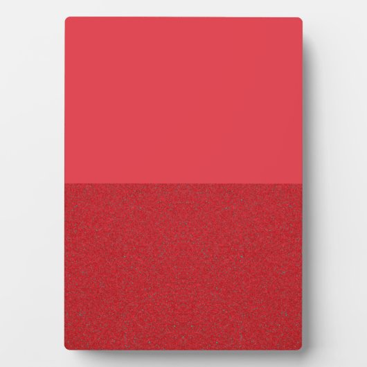 Twee-Tone Rode Speckle & Matte Tafel Plaque (Custo Fotoplaat (voorkant)