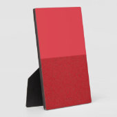 Twee-Tone Rode Speckle & Matte Tafel Plaque (Custo Fotoplaat (Zijkant)