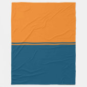 Twee-tone-throw Blanket Fleece Deken (Voorkant)