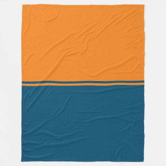 Twee-tone-throw Blanket Fleece Deken (Voorkant)