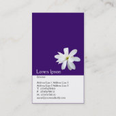 Twee Tone Verticale Magnolia (330066) Visitekaartje (Achterkant)