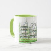 Twee Tone Victoriaans Home Mok (Voorkant links)