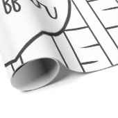 Twee Toned Bookish Love Affair Gift Wrap Cadeaupapier (Rol Hoek)