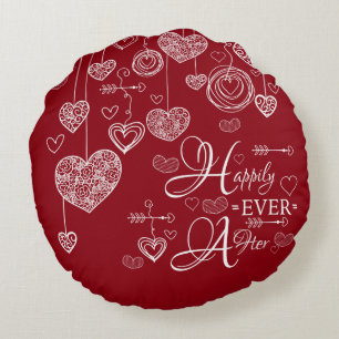 Twee toned happliver na Sierkussen Rond Kussen