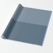 Twee tonen - blauw cadeaupapier (Uitgerold)