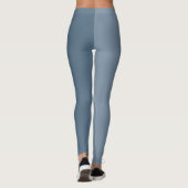 Twee tonen - blauw leggings (Achterkant)