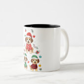 Twee-tonige Mok koffie (Voorkant rechts)