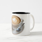 Twee-tonige Mok van koffie (Voorkant rechts)