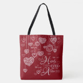 Twee tonnen gelukkig altijd na Canvas tas (Voorkant)