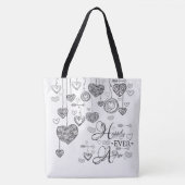 Twee tonnen gelukkig altijd na Canvas tas (Voorkant)