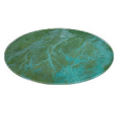 Twee tonnen groen marmer-ontwerp     snijplank (Hoek)