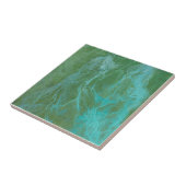 Twee tonnen groen marmer-ontwerp  tegeltje (Zijkant)