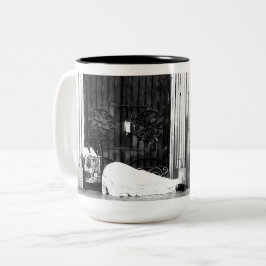 Twee-Tons Mok, 15 oz Herstel en Weerbaarheid Tweekleurige Koffiemok