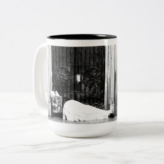 Twee-Tons Mok, 15 oz Herstel en Weerbaarheid Tweekleurige Koffiemok
