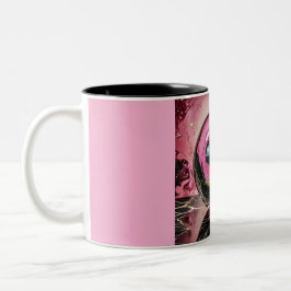 Twee Tons Mok, 330ml (Marmer-17) Tweekleurige Koffiemok