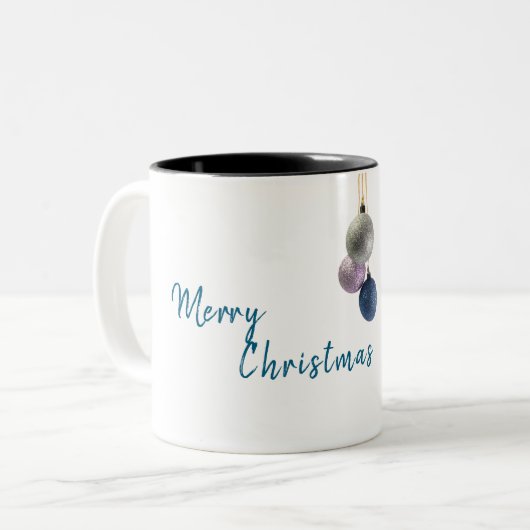 Twee Tons Mok Vrolijk Kerstmis (Voorkant links)