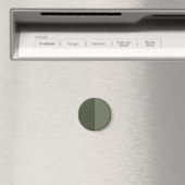 Twee-Tons Mosgroene Moderne Magneet – Aanpasbaar (Insitu (Vaatwasser))