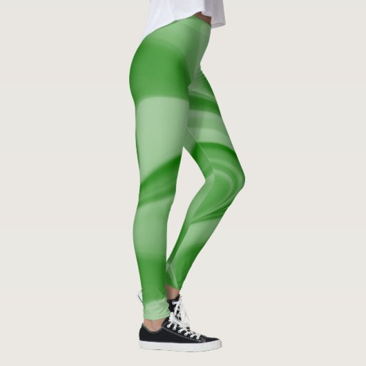 Twee Tons Smeraldwerveling Leggings (Rechts)
