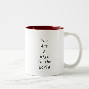 twee tons wijn binnenkant 11oz. koffiekopje met ci tweekleurige koffiemok