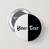 Twee toon - 02 - Gepersonaliseerd Ronde Button 5,7 Cm (Voorkant /achterkant)