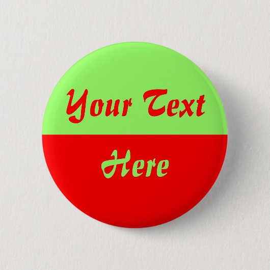 Twee toon - 07 - Gepersonaliseerd Ronde Button 5,7 Cm (Voorkant)
