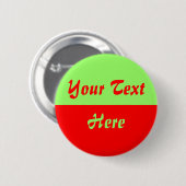 Twee toon - 07 - Gepersonaliseerd Ronde Button 5,7 Cm (Voorkant /achterkant)