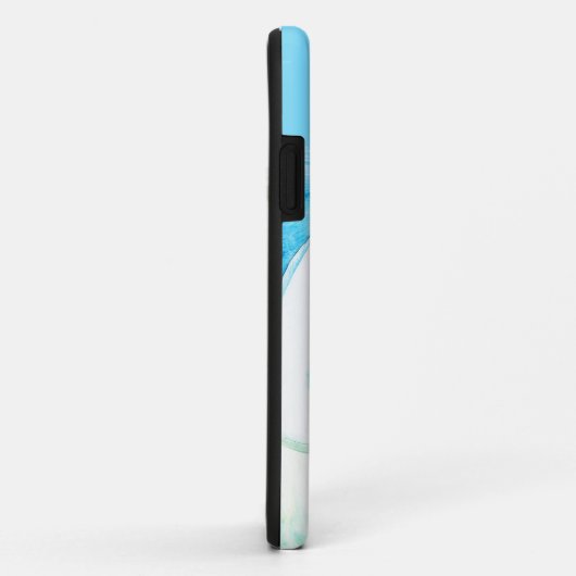 Twee Toon (blauwgroen) Case-Mate iPhone Case (Achterkant/rechts)