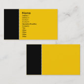 Twee toon - gestreepte lijn visitekaartje (Voorkant / Achterkant)