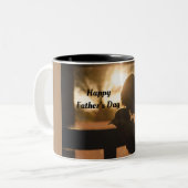 Twee-toon-Vaderdag Mok (Voorkant links)