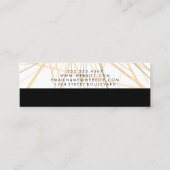 Twee toonaangevende Abstracte regels voor kleurenb Mini Visitekaartje (Achterkant)