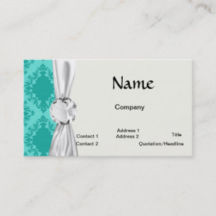 twee toonaangevende aquamarine blue aqua diamantda visitekaartje