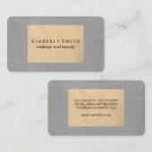 Twee toonaangevende kleurenblokken visitekaartje (Voorkant / Achterkant)