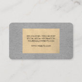 Twee toonaangevende kleurenblokken visitekaartje (Achterkant)